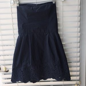 Navy Blue mid thigh Hollister sundress
